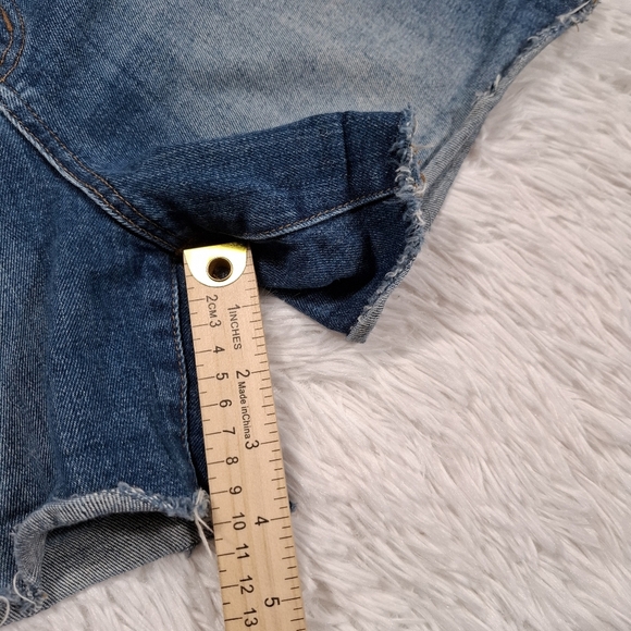 Madewell The Perfect Jean Short Shorts High Rise Denim Cut Off Womens Size 28 - Picture 7 of 11